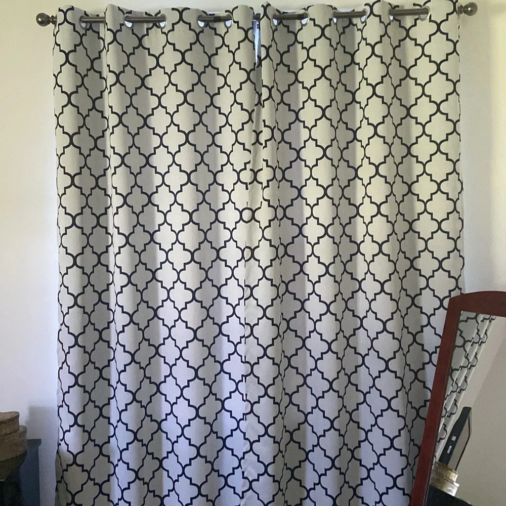 HLC Home 2 Sets of Room Darkening Curtains/Drapess